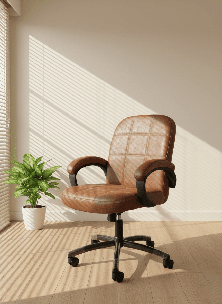 Nova N2 Cushioned Office Chair Ahmedabad Manufacturer