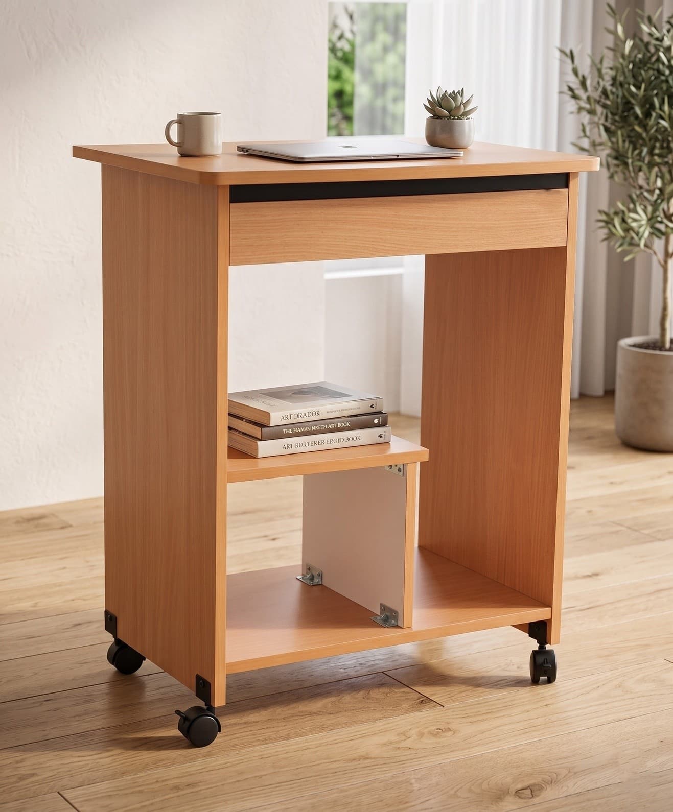 Compact Wooden Laptop Study Desk Ahmedabad Manufacturer