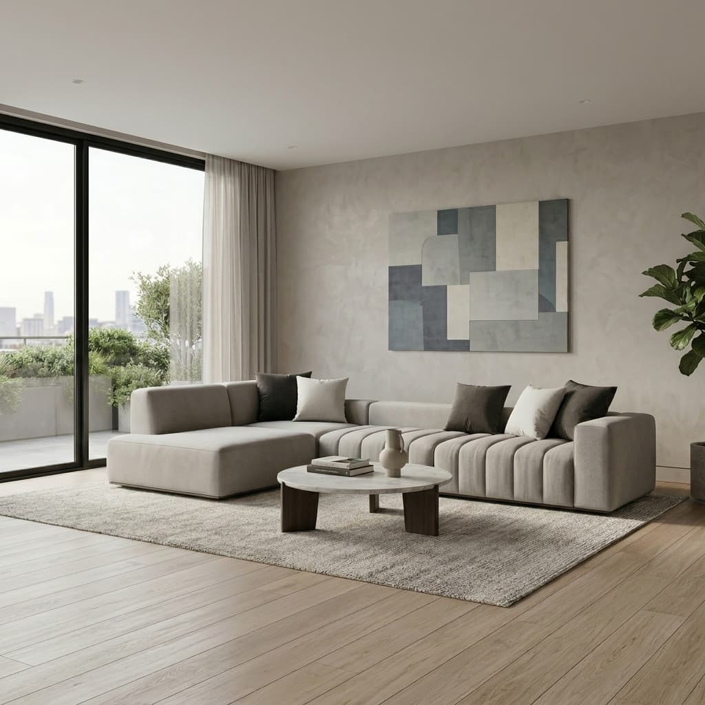UrbanLounge UL-1200 Modular L Shape Sofa Ahmedabad Manufacturer