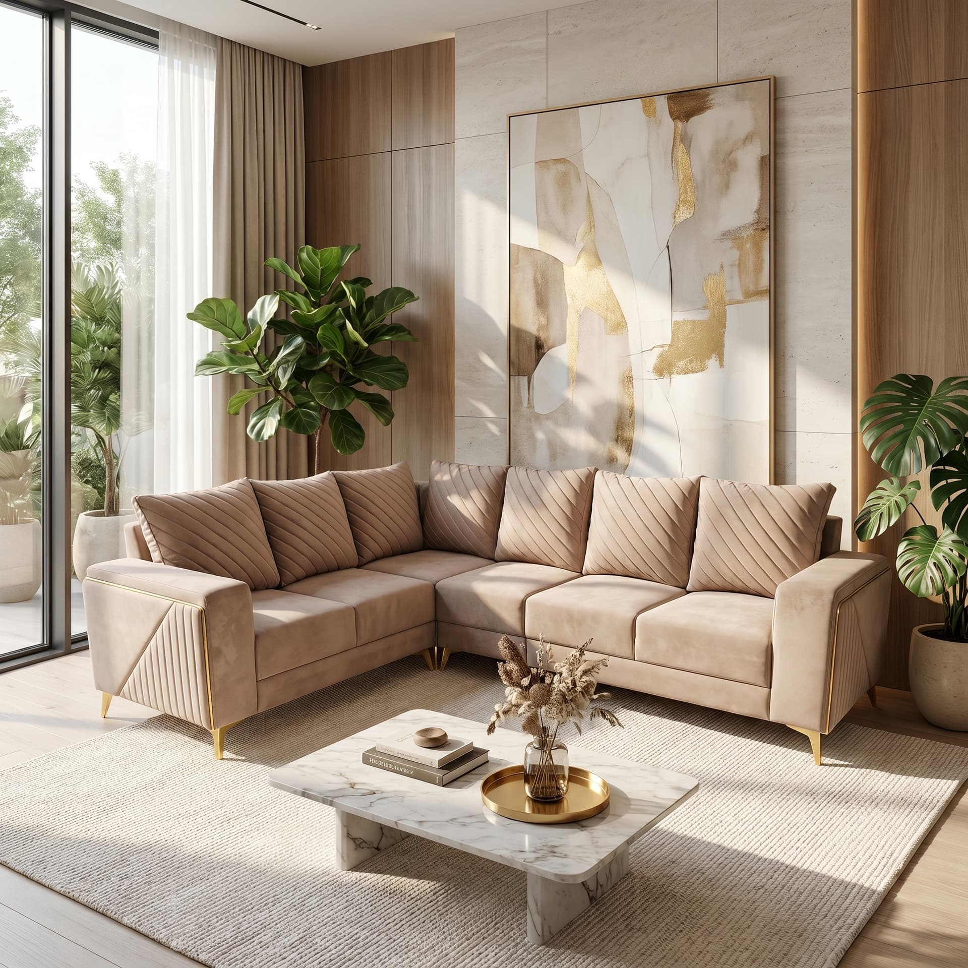 LuxeCorner LC-2800 Designer L Shape Sofa Ahmedabad Manufacturer
