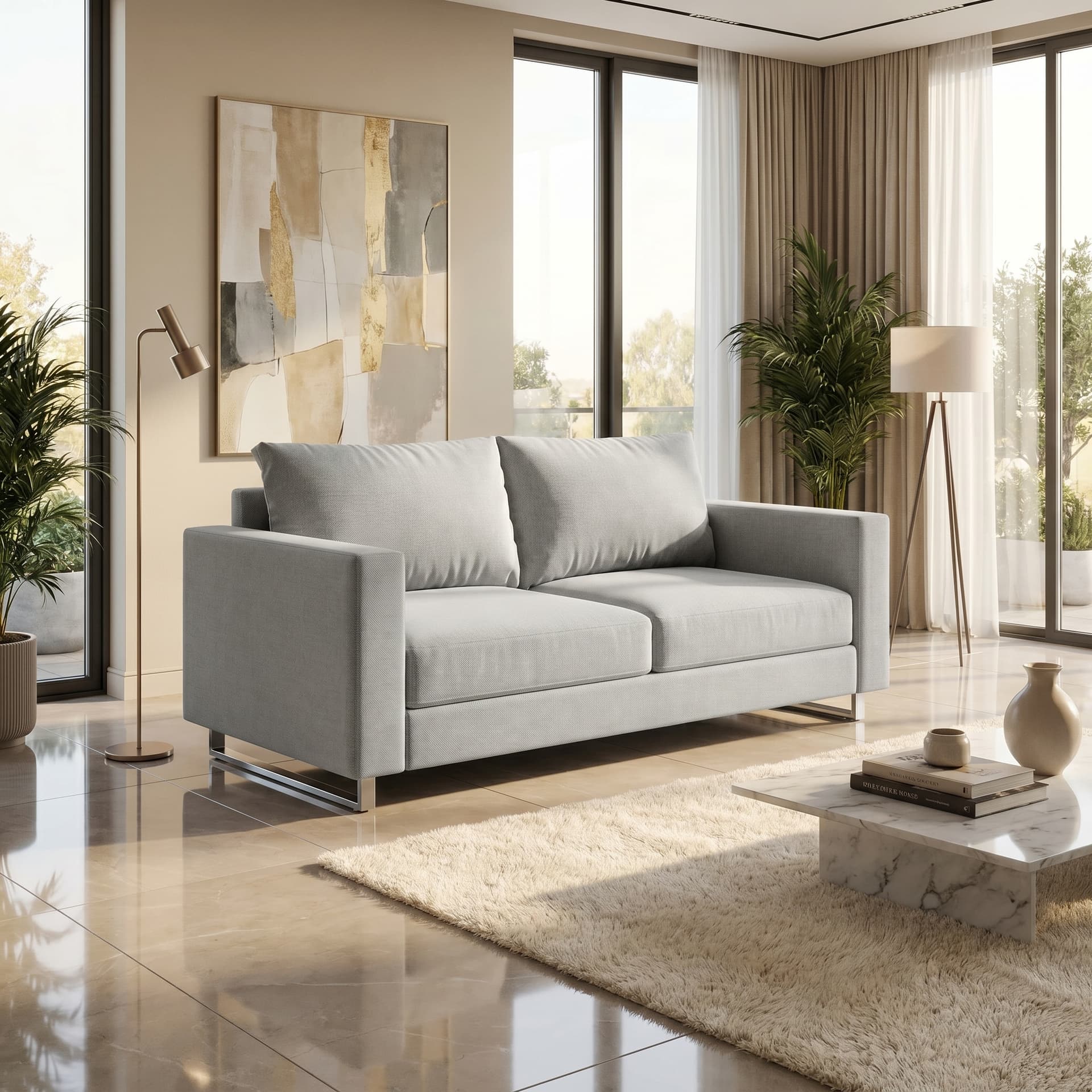 UrbanNest U200 Contemporary 2 Seater Sofa Ahmedabad Manufacturer